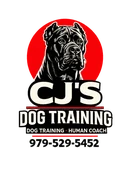 CJ's Dog Training logo